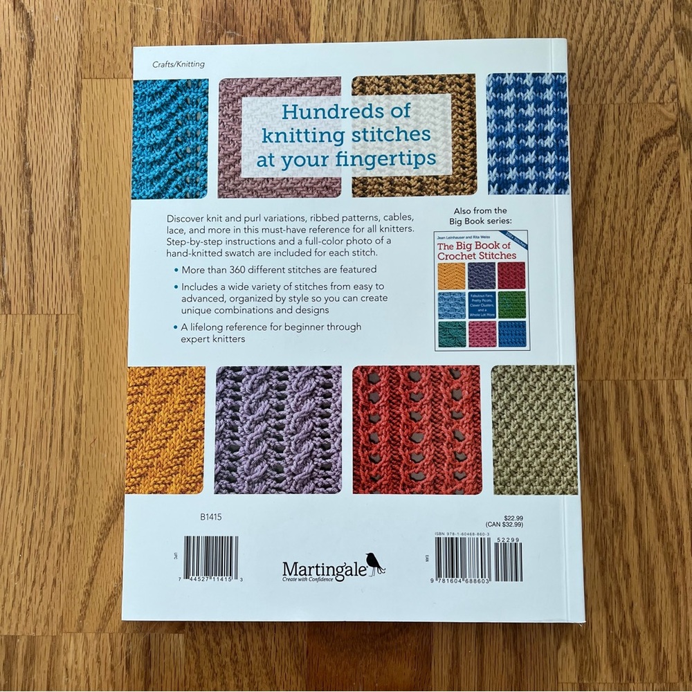 NWT "The Big Book of Knit Stitches" Comprehensive Pattern Book - Picture 3 of 16